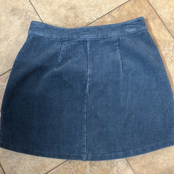 Limonata blue corduroy mini skirt Sz small - Picture 2 of 5